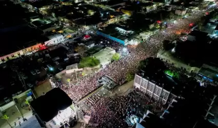 Presentacin de Hombres G en Fiestas del Pitic