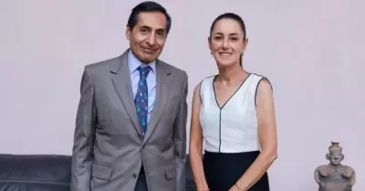 Rogelio Ramrez de la O y Claudia Sheinbaum