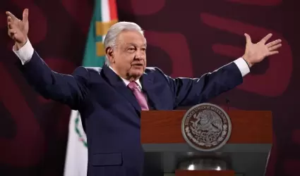 Andrs Manuel Lpez Obrador, presidente de Mxico.