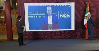 El gobernador Alfonso Durazo informa sobre el programa "La clnica es nuestra"
