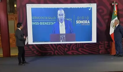 El gobernador Alfonso Durazo informa sobre el programa "La clnica es nuestra"