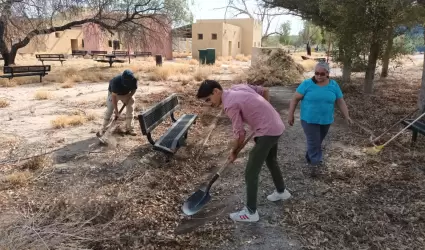 Jornada de limpieza en La Sauceda