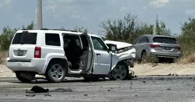 Accidente donde particip el equipo de avanzada de Claudia Sheinbaum