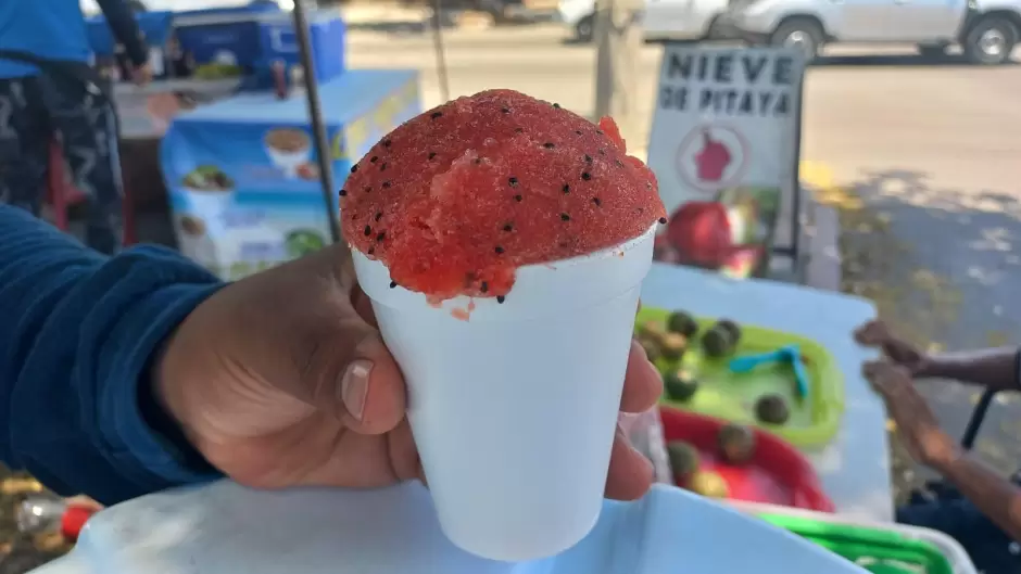 Nieve de pitahaya