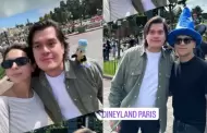 Christian Nodal y ngela Aguilar disfrutan de unas romnticas vacaciones en Disneyland Pars