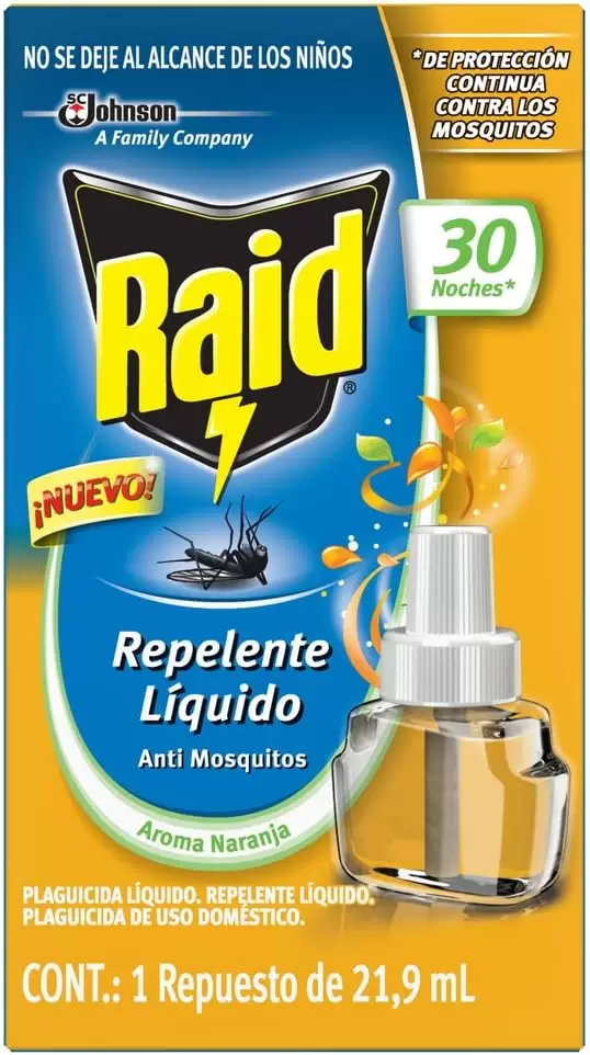 Raid repelente elctrico