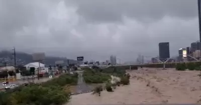 Efectos de la tormenta tropical "Alberto" en Nuevo Len