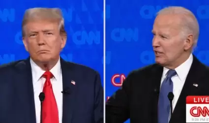 Debate entre Donald Trump y Joe Biden