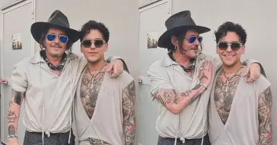 Johnny depp y Christian Nodal