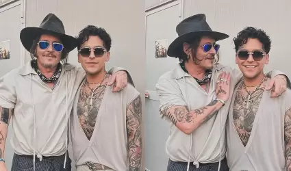 Johnny depp y Christian Nodal