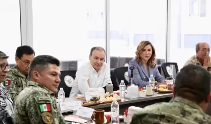 Mesa de Seguridad Sonora-Baja California, realizada en el municipio de San Luis