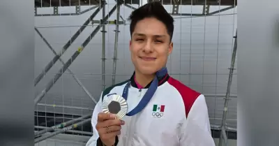 Osmar Olvera, ganador de medalla de plata en Pars 2024