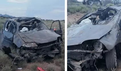 Trgico accidente en la carretera Hermosillo-Santa Ana