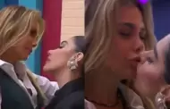 Sabine Moussier y Karime Pindter se dan apasionado beso en "La Casa de los Famosos Mxico"