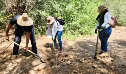 Buscadoras de Huatabampo" ubican ocho fosas en Etchojoa