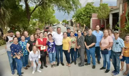 Entrega de obras de pavimentacin en el norte de Hermosillo