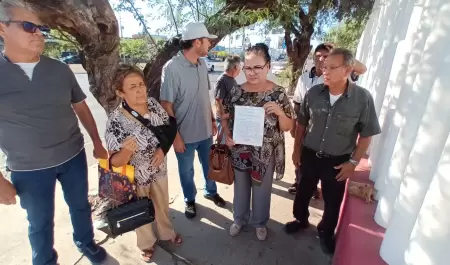 Manifestacin de derechohabientes del Issste