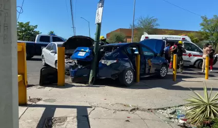 Accidente en Navarrete y Reforma