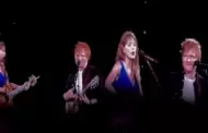 Taylor Swift sorprende a fans al subir a Ed Sheeran al escenario