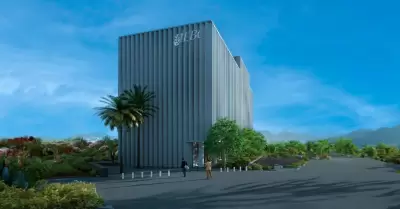 Render de la fachada de la Escuela Bancaria y Comercial (EBC)