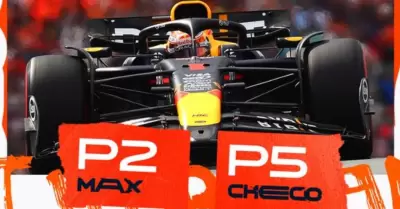 Posiciones de Verstappen y Checo Prez en el GP de Pases Bajos