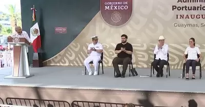 Lpez Obrador y Claudia Sheinbaum visitan Guaymas