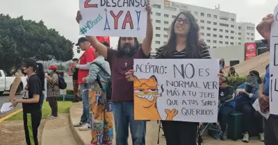 Manifestación de trabajadores