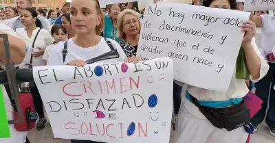 Manifestacin contra el aborto