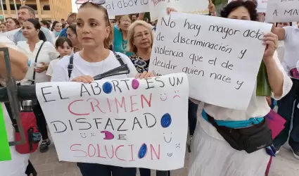 Manifestacin contra el aborto