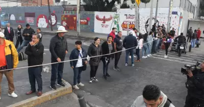 Cierre de los accesos a la Cmara de Diputados