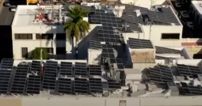 Paneles solares en el Ayuntamiento de Hermosillo