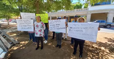 Protesta de policas auxiliares