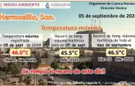 Hermosillo rompe rcord de temperatura para un 5 de septiembre