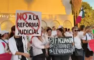 VIDEO Siguen las protestas de integrantes del Poder Judicial