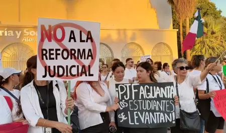 Manifestacin integrantes del Poder Judicial