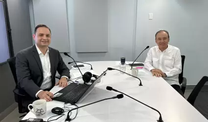 Juan Carlos Ziga y el gobernador Alfonso Durazo