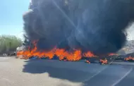 Incendio al norte de Hermosillo