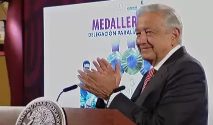 AMLO felicita a atletas paralmpicos