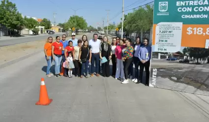 Entregan rehabilitaci�n del bulevar Cimarr�n, entre M�saro y Guay�n