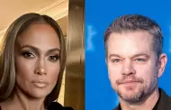 Captan a Jennifer Lopez de la mano de Matt Damon, mejor amigo de Ben Affleck