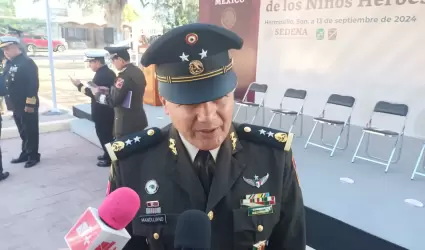 Vicente Mandujano, comandante de la Cuarta Zona Militar.