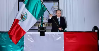 Alfonso Durazo da su tercer Grito de Independencia como Gobernador