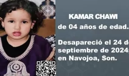 Nia africana desaparecida en Navojoa