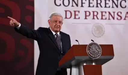 El presidente, Andrs Manuel Lpez Obrador en su ltima conferencia este viernes