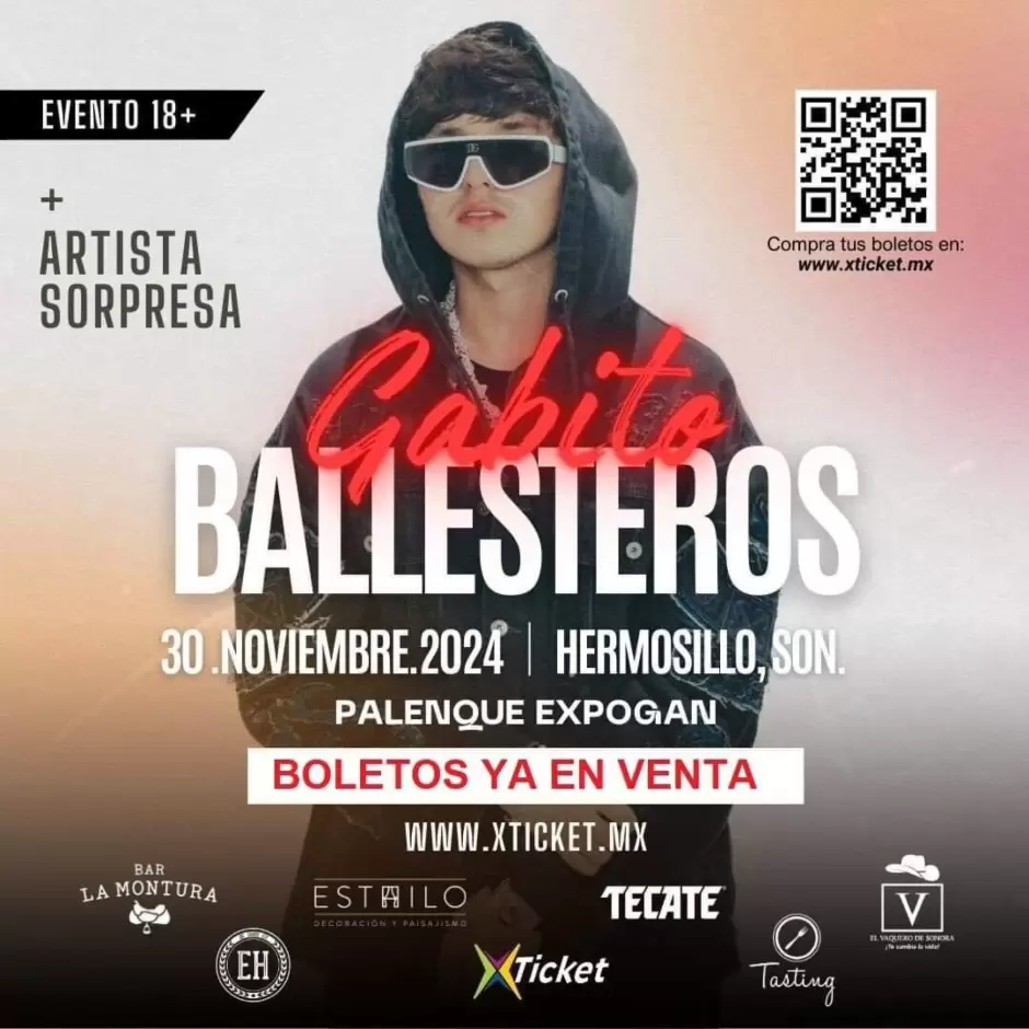 Gabito Ballesteros en Hermosillo