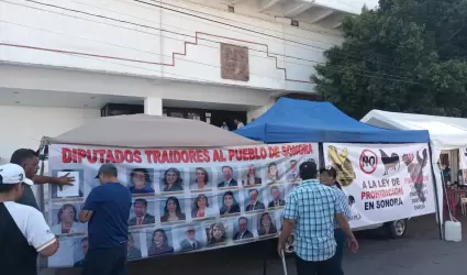 Criadores de gallos acudieron al Congreso de Sonora