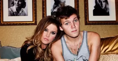 Lisa Marie Presley y Benjamin Keough