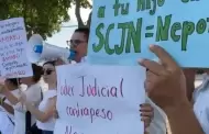 Protestan en Hermosillo contra reforma judicial