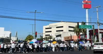 Manifestacin de empleados del Poder Judicial de la Federacin