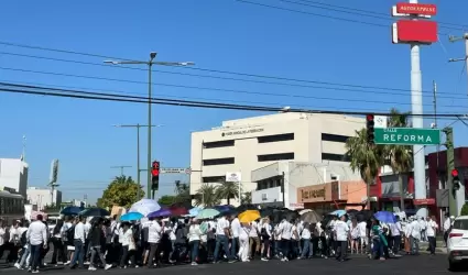 Manifestacin de empleados del Poder Judicial de la Federacin